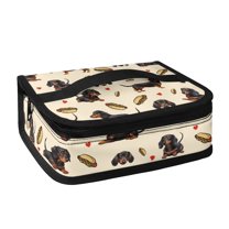 KUIFORTI Insulated Lunch Bag Leak Proof Lunch Pouch Thermal Cooler Bag Portable Women Desk Food Container Lunch Box, Hot Dog Dachshund