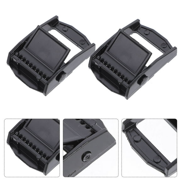 FRCOLOR  Zinc Alloy Buckle Lock Buckles for Webbing Straps Belt Black