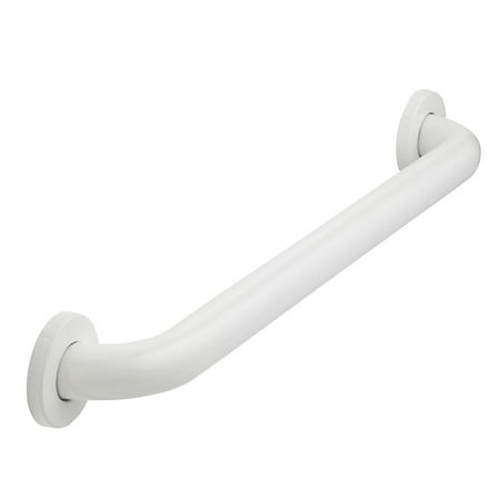 24 In. Concealed Screw Assist Bar In White