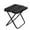Black, variant on Portable Folding Camping Stool Zip Packed Stool Lightweight Collapsible Stool for Camping