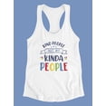 thumbnail image 3 of Kind People Are My People Racerback Tank Women -Smartprints Designs, Female Medium, 3 of 4