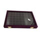 thumbnail image 1 of Organizador de exhibición de joyas Bewildely caja de almacenamiento de joyas 54 rejillas Morado oscuro, 1 of 6