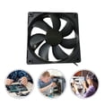 thumbnail image 4 of EeaseCA Computer Fan 12cm Double Ball Bearing Chassis Air Cooler Computer Radiator, 4 of 8