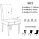 thumbnail image 5 of 4 Pack Removable Washable Short Dining Chair Slipcovers, 5 of 5