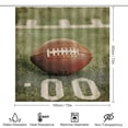 thumbnail image 2 of 4 Piece Bathroom Rug Set with Shower Curtain Play Ground American Football Non-Slip Rugs And Toilet Mat Lid Rug Accessories American Football Farmhouse Bathroom Shower Set for Bathroom Decor Set, 2 of 8
