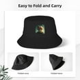 thumbnail image 3 of ZICANCN Bucket Hat Unisex for Men Women, Fairy House Forest Fashion Fishing Hat Cute Fisherman Cap, Black, 3 of 5