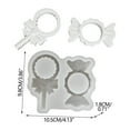 thumbnail image 1 of Christmas Chocolate Candy Inlay Silicone Mold for Holiday Decor - Reusable Ornament Figurine Mold for DIY Candy Embedded Decorations, 1 of 5