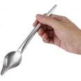 thumbnail image 1 of Drizzling Spoon, Stainless Steel Saucier Drizzle Spoon with Tapered Spout Precision Drawing for Decorating Plate (L), 1 of 4