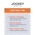 thumbnail image 2 of Jockey Essentials Boys Crew Neck Undershirt With Stay New Technology, 3-Pack, Sizes, S-XL, 2 of 5