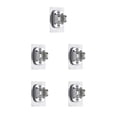 thumbnail image 1 of Wosthever Soporte de pared para brazo de ducha autoadhesivo, placa Base fija, sin perforaciones, rociador de cabezal de ducha, Spa Type5 NO5, 1 of 6