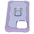 thumbnail image 3 of Fundas de armadura a prueba de rayones con soporte para teléfonos móviles iPhone 13 Pro Max Funda protectora de armadura (morado morado), 3 of 10
