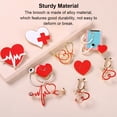 thumbnail image 4 of Minnieouse Broches Estetoscopio Dibujos animados Joyería estética Unisex Esmalte Pins de solapa Enfermera Insignia médica Elaboración DIY Accesorios de disfraces XZ4685, 4 of 6