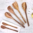 thumbnail image 2 of Tovolo Olivewood Spatula Set of 6, 2 of 3