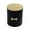 Black, variant on Park Life Designs 2.25 Qt. Medium Treat Tin with Bamboo Lid | Hector (White)