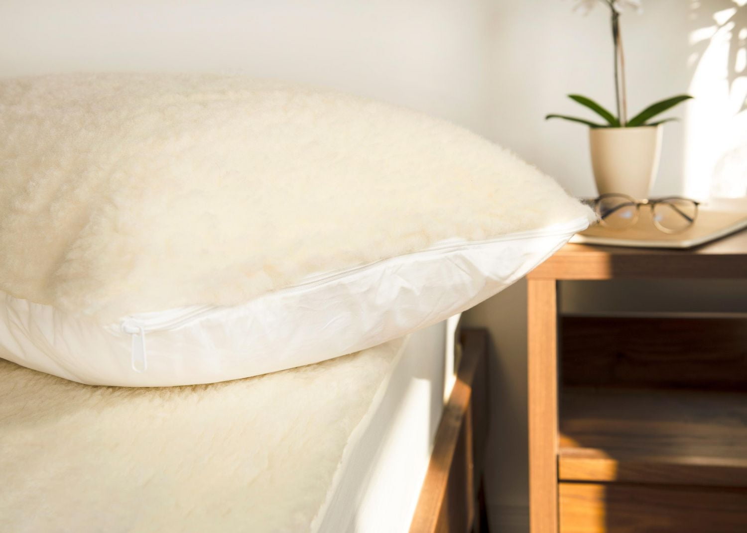 Protège-oreiller en laine Essential Queen