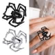 thumbnail image 4 of Anillos De Araña Abiertos Vintage, Anillos Punk Para Mujeres, Niñas, Hombres, Aleación Ajustable, Anillo Fresco Retro, Anillos Góticos, Joyería Sweethay AP006530-01, 4 of 6