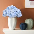 thumbnail image 5 of Fake Florals - 13'' Faux Silk Hydrangea with Long Stems - Artificial Flowers Realistic Hydrangea Flowers Bouquet for Wedding Party Office Home Decor, 5 of 8