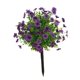 thumbnail image 2 of Artificial Flower Garden Estaca Faux Greenery Arbustos de 24 "Planta artificial para al aire libre Decoración del hogar fuera del hogar violeta, 2 of 8