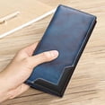 thumbnail image 3 of Boovnll Tool Kit, Men's Wallet Leather Rfid Blocking Wallet Large Capacity Vintage Bifold for Travel Business Wallet, Tool Set, Home Essentials, Household Essentials, 3 of 5