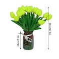 thumbnail image 3 of 20 Tulipanes Artificiales, Tulipanes Falsos Multicolores, Flores Artificiales para Decoración Del Hogar, Arreglos Florales para Bodas y Fiestas., 3 of 5