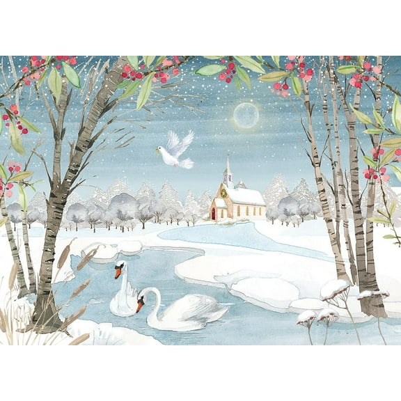 Wonders of Winter Deluxe Boxed Holiday Cards (20 Cards, 21 Self-Sealing Envelopes), (Hardcover)