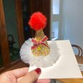 thumbnail image 3 of Monstrate Horquilla de Navidad para niñas y niños, de hilo bonita, adorno para el pelo, decoración para fiesta, decoración para el Kits de decoración para fiestas Oro, 3 of 6