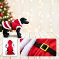 thumbnail image 4 of Christmas Pet Costume Hooded Outfit Warm Dog Cat Holiday Clothes with Adjustable Buckle Festive Xmas Dress for Pet Party Photo Props, 4 of 4
