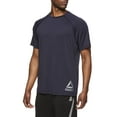 thumbnail image 3 of Reebok Men's Duration Quick Dry Short Sleeve Athletic T-Shirt, Up to Size 5XL, 3 of 4