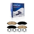 thumbnail image 5 of Detroit Axle - 10pc Brake Kit for Acura 14-16 MDX, Drilled and Slotted Disc Brakes Rotors 2014 2015 2016 Ceramic Brake Pads Replacement: 12.60" inch Front and 12.98" inch Rear Rotors, 5 of 7