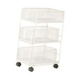 thumbnail image 4 of DOLITY Mobile Rolling Cart File Holder Mobile Bookshelf for Hotel Household Kitchen L, 4 of 9