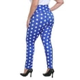 thumbnail image 6 of HDE Womens Plus Size Graphic Leggings Halloween Costume Tights Superhero Patriotic Stars 3X, 6 of 6