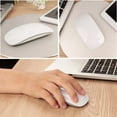 thumbnail image 2 of Bluetooth Wireless Mouse Silent Multi Arc Touch Mice Ultra-Thin Magic Mouse For Laptop Ipad Mac PC Macbook, USB Charging, 2 of 8
