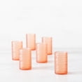 thumbnail image 2 of Fortessa Orbetto Outdoor Iced Beverage Cocktail Glass 4 Pack, 13 Ounce, Coral Blush, 2 of 3
