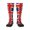 1 Black, variant on Knee High Socks for Women Union Jack All Uk Flag Long Tube Sock Uniform Socks