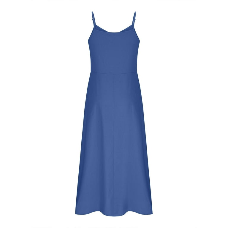 Bohemia Sleeveless Solid Color Vacation Dresses Bohemia Sleeveless Solid Color Vacation Dresses