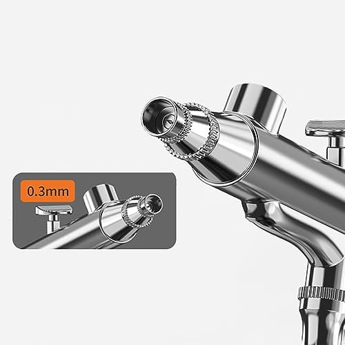 Handheld Spray Guns Set Portable Rechargeable Hand Set for Makeup Cake Decorations Simple Spray Guns Set, Black