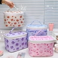 thumbnail image 6 of Outdoor Women Travel Organzier Rabbit Wash Handbags Cartoon Travel Kawaii Makeup Bags Bear Cosmetic Bags Storage Toiletry Bag Cosmetic Cases PINK, 6 of 8