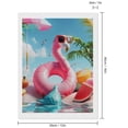 thumbnail image 2 of Diamond Art Kits for Adults, Tropical Flamingo Pool FloatDiamond Painting Kits for Beginners, Frameless Round 5D Full Drill Diamonds Art Gem Art Crafts Home Decor Gifts, 2 of 8