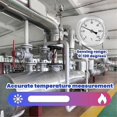 thumbnail image 5 of 3pcs Stainless Steel Contact Pipe Thermometer for Accurate Hot Water Pipe Temperature Monitoring 63, 5 of 5