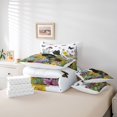 thumbnail image 6 of Homewish Lovely Black Kitten 7-Piece Bedding Comforter Set,Retro Rustic Flower King Bedding Sets,Country Butterfly Bed Sheets For Girls Boys,Luxury Bedroom Decor Reversible, 6 of 8