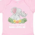 thumbnail image 4 of Inktastic I'll Never Forget That My Nana Loves Me with Cute Elephants Boys or Girls Baby Bodysuit, 4 of 5