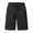 Black, variant on Lmueinov Men's Active Shorts, 9" Inseam Quick-dry Mens Casual Shorts Elastic Waist Drawstring Vacation Shorts, M-3X
