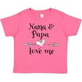 thumbnail image 3 of Inktastic Nana and Papa Love Me- Heart Grandchild Boys or Girls Toddler T-Shirt, 3 of 5