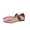 Pink, variant on Beige Womens Slip-On Loafers Bowknot Flat Casual Comfortable Vintage Spring Shoes