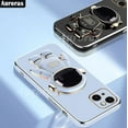 thumbnail image 4 of Case For Lenovo K14 Pro Solid Color Soft With Astronaut Bracket Silicone Plating Phone Cover For Lenovo K14 Plus K13 Note Case LXY, 4 of 7
