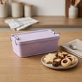 thumbnail image 6 of Fiocias Biscuit Tin, Airtight Rectangular Storage Box, Cookie Tin, Candy Tin, Decorative White, 6 of 9