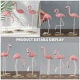 thumbnail image 4 of BRIGHTFUFU Resin Flamingo Sculpture Decorative Flamingo Statue Tabletop Figurine Home Decor, 4 of 8