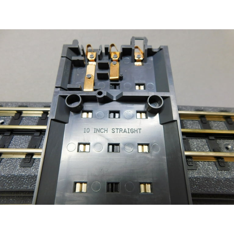 MTH REALTRAX 10" STRAIGHT TRAIN TRACK SECTION 3 Rail O Gauge 4x 40-1001-4
