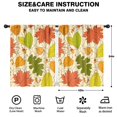 thumbnail image 2 of Thanksgiving and Fall Decor Harvest Theme Curtains 2 Pieces Semi-Sheer,42x54in Kitchen Curtains Fall Holiday Long Curtain, 2 of 5