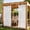 White, variant on Lapalife Outdoor Sheer Curtains for Patio Waterproof, Detachable Sticky Tab Top Light Filtering Voile Drape, Weatherproof Privacy Screen for Porch/Pergola/Gazebo, 52 x 84 inch, White, 1 Panel